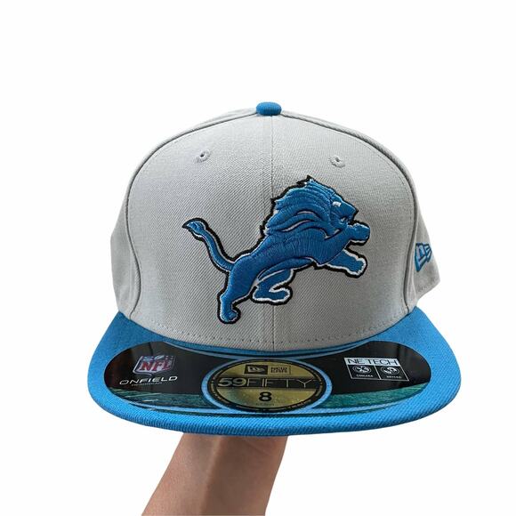 New Era NFL Detroit Lions On Field 5950 Hat 8 - Picture 1 of 4